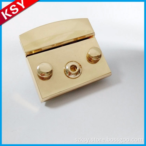 Quality Assurance China Manufacturer Metal Push Bag Hardware Turn Lock AndTwist Locks For Bags